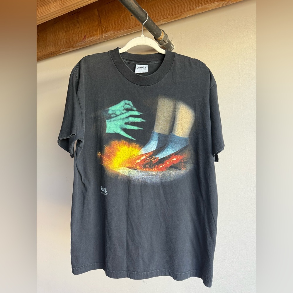 RARE 1995 Wizard Of Oz Stanley Desantis Ruby Red Slippers Witch T Shirt Size L